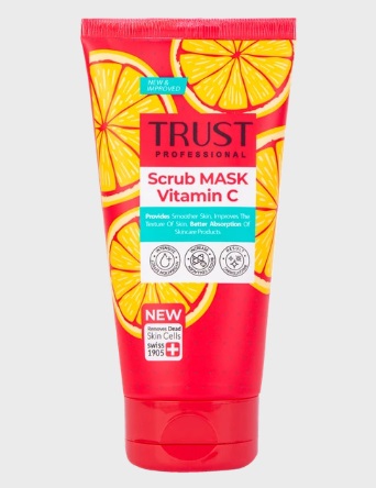 ماسک لایه‌بردار ویتامین سی تراست TRUST Vitamin-C Mask-Scrub